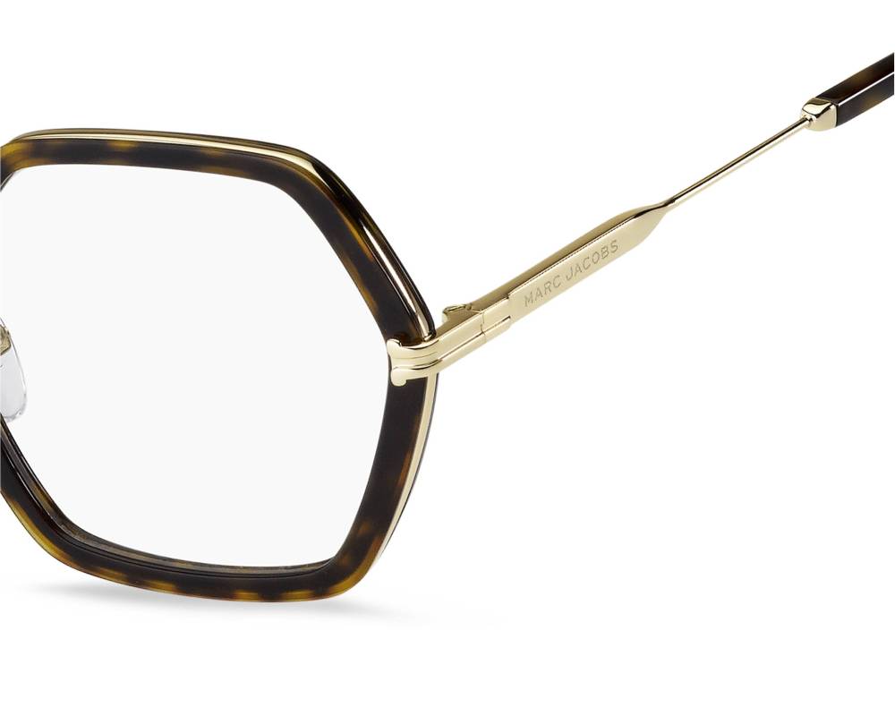 Marc Jacobs Marc Jacobs MJ-1018 WR9 53-20 havana gold side view