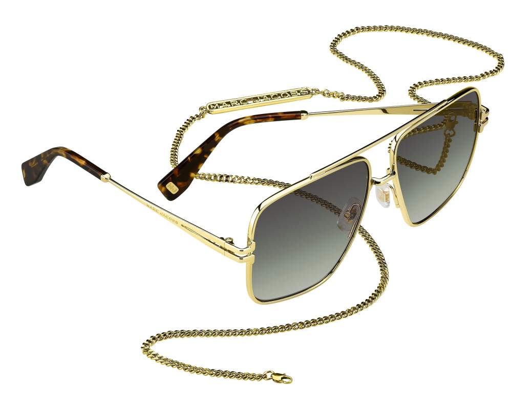 Marc Jacobs Marc Jacobs MJ-1091-N-S 06JIB 59-14 Gold Havana 360 degree view 6