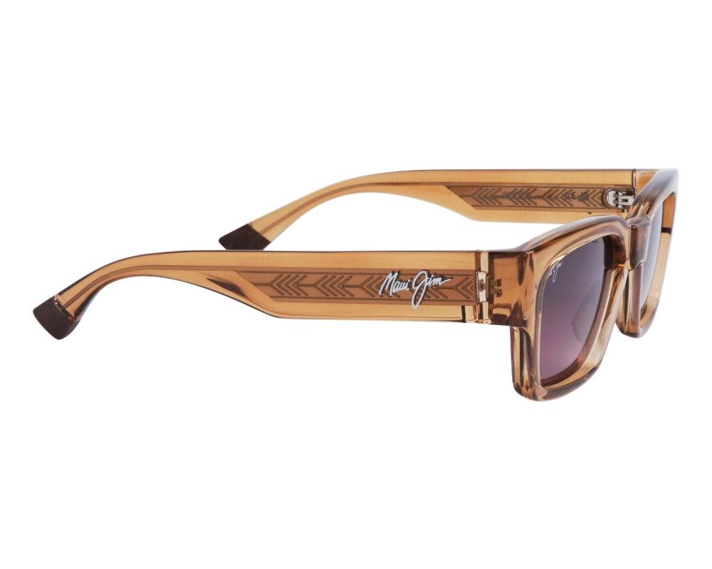 Maui Jim Maui Jim RS642 01 53-18 Brown Gold side view