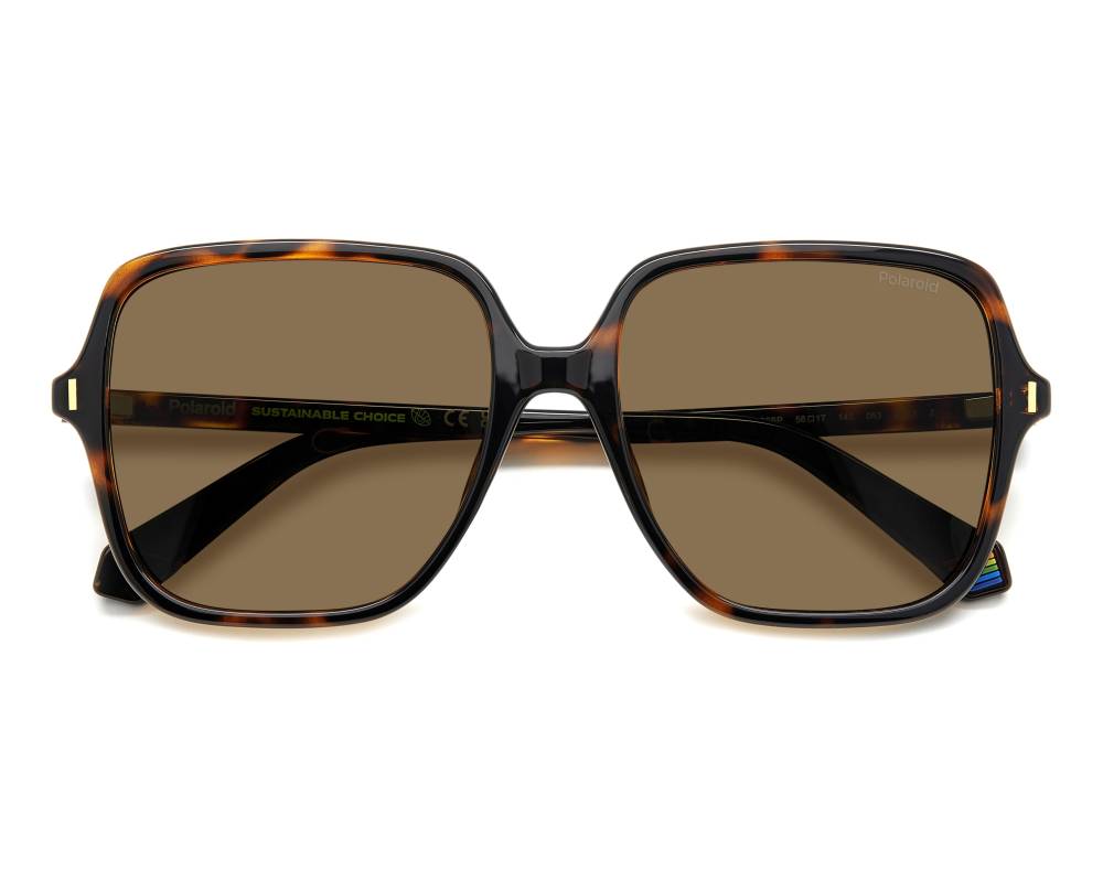 Polaroid PLD 6219/S Polarized 1ED/WJ Vierkant Groen zonnebril | Nederland