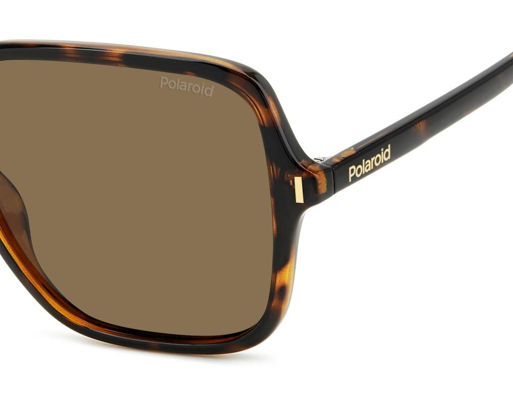 Polaroid Unisex Modern Sunglasses - Model 086/Sp Havana, 52mm, With Case 8 thumbnail image