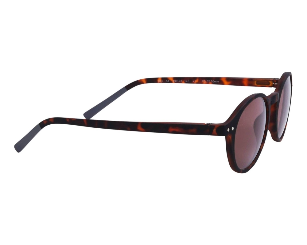 Solar Solar JSLR01 51-MARRON 49-20 Brown Grey side view