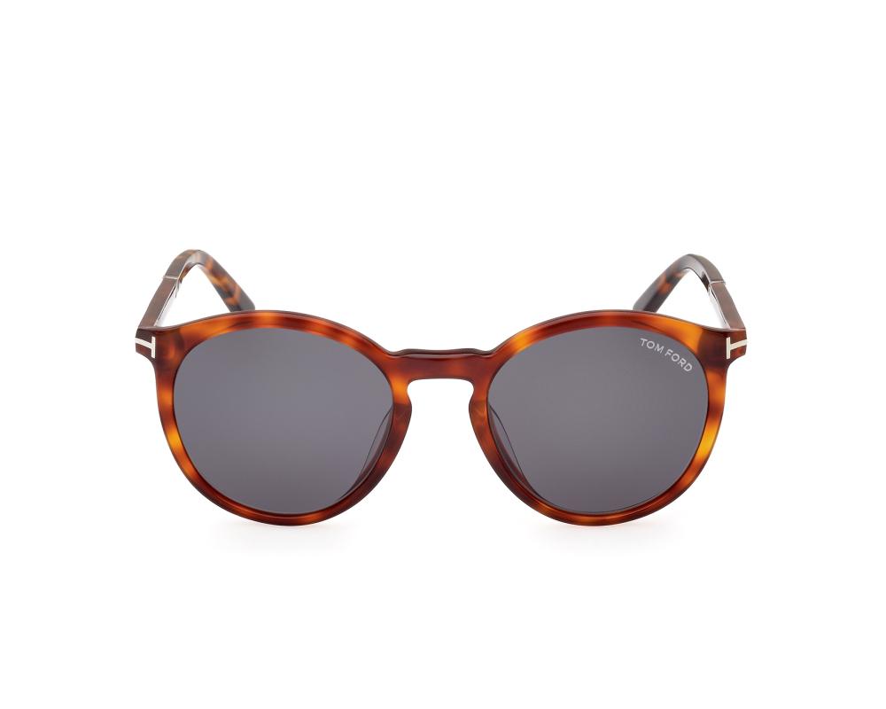 Tom Ford Tom Ford FT-1021-S 53A 51-20 Marron Acier side view