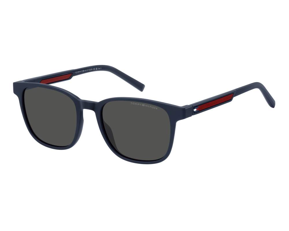 Tommy Hilfiger Tommy Hilfiger TH-2202-S 8RU/IR 51-18 Blue Red side view