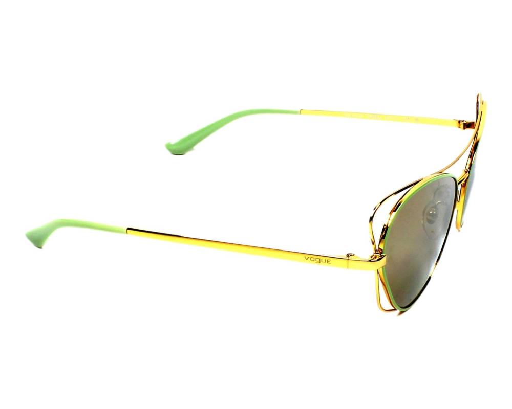 Vogue Vogue VO-4070-S 50655A 57-17 Gold Green side view