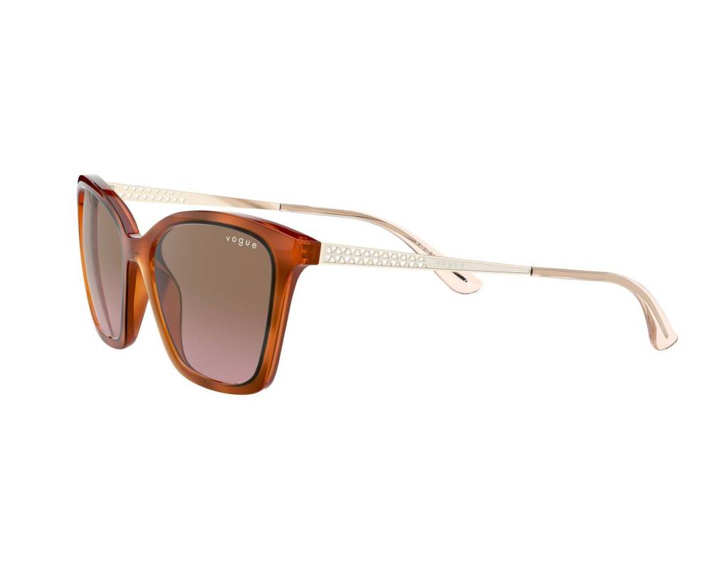 Vogue Vogue Eyewear VO-5333-S 279314 54-17 Havana Gold 360 degree view 3