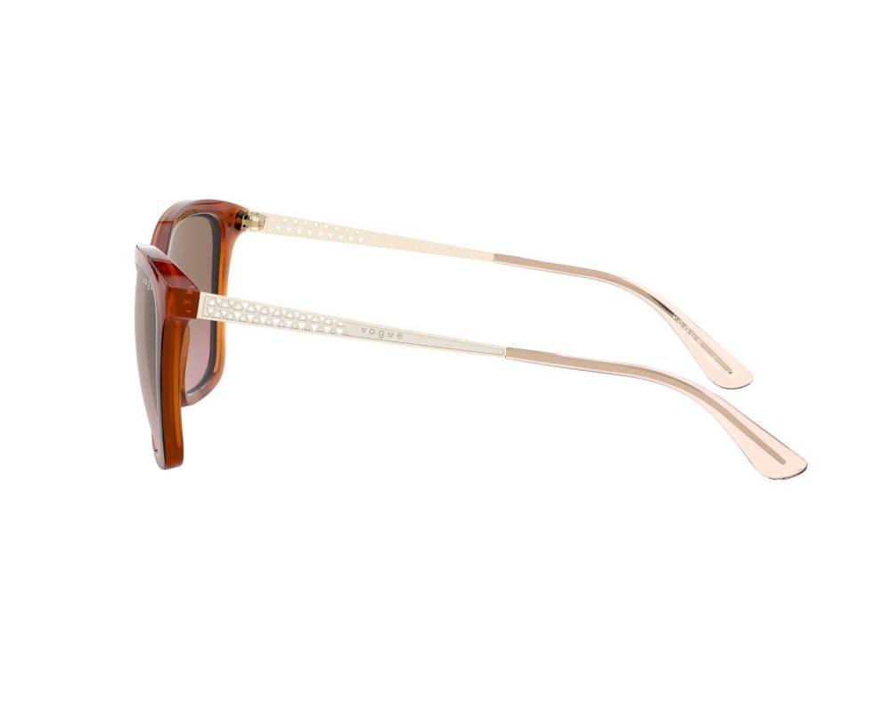 Vogue Vogue Eyewear VO-5333-S 279314 54-17 Havana Gold 360 degree view 4