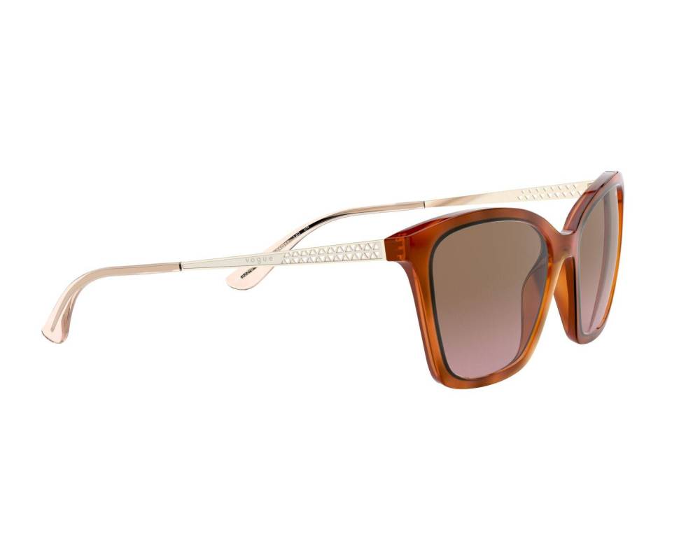 Vogue Vogue Eyewear VO-5333-S 279314 54-17 Havana Gold 360 degree view 11