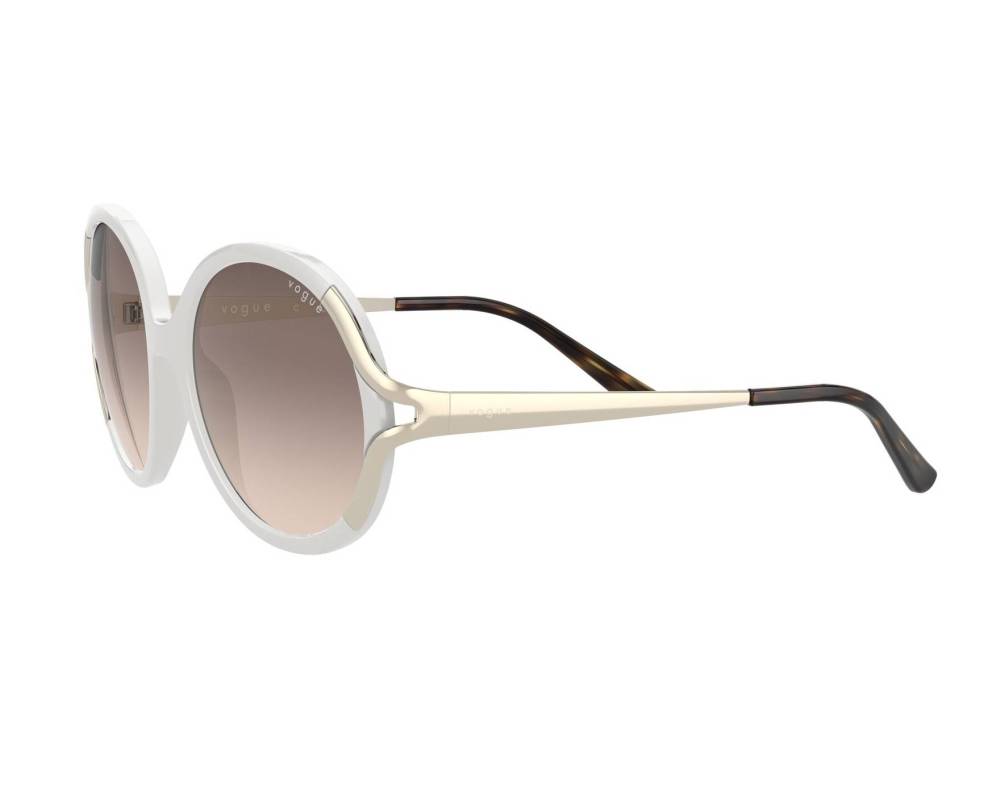 Vogue Vogue Eyewear VO-5354-S 116913 56-18 Blanc Or 360 degree view 3