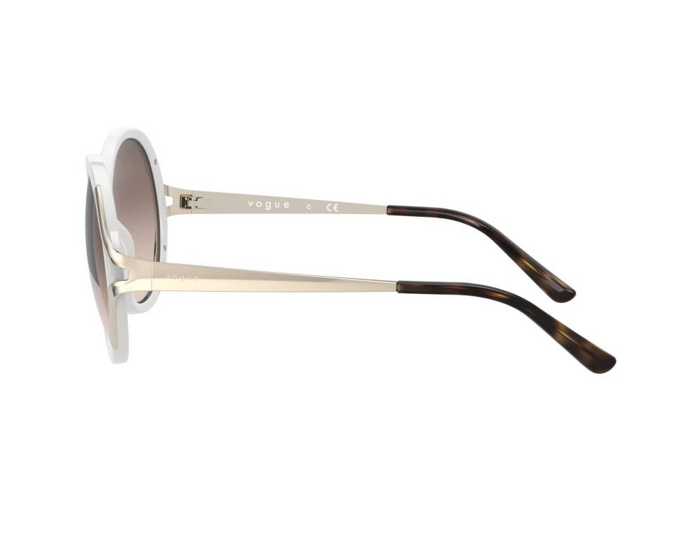 Vogue Vogue Eyewear VO-5354-S 116913 56-18 Blanc Or 360 degree view 4