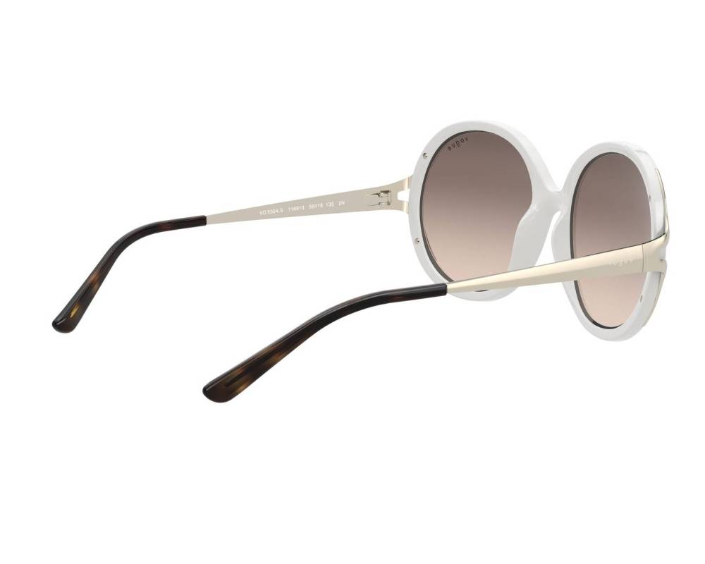 Vogue Vogue Eyewear VO-5354-S 116913 56-18 Blanc Or 360 degree view 9