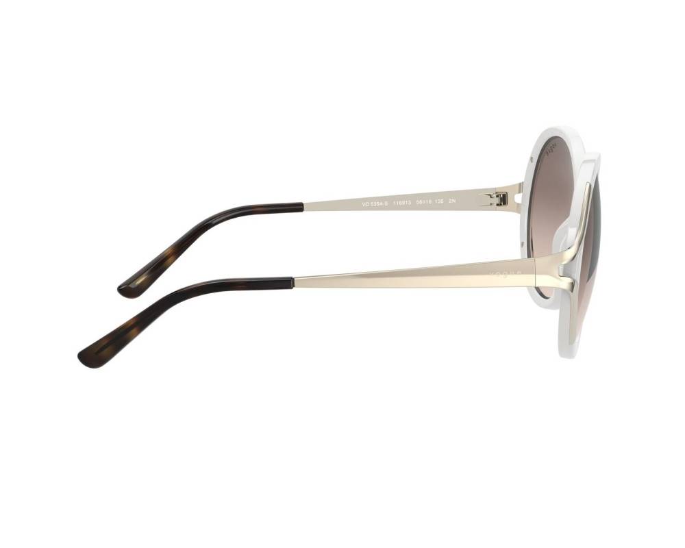 Vogue Vogue Eyewear VO-5354-S 116913 56-18 Blanc Or 360 degree view 10