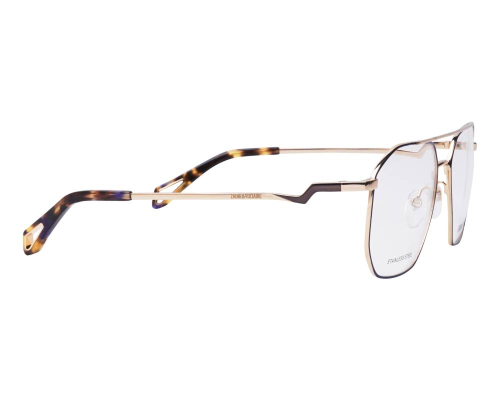 Zadig & Voltaire Zadig & Voltaire VZV255 354Y 55-16 Blue Gold side view