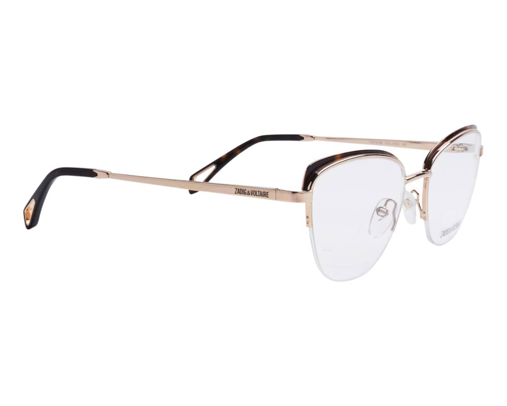 Zadig & Voltaire Zadig & Voltaire VZV-314N 0H24 52-18 Gold Havana side view