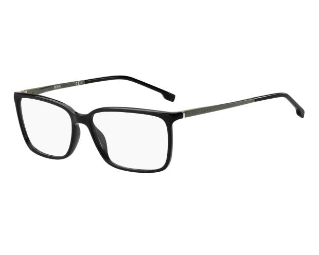 HUGO BOSS Boss 1185/It Occhiali Da Sole Uomo – Montatura In Acetato, Colore Nero 807, Lenti 56mm, Ponte 15mm, Aste 145mm