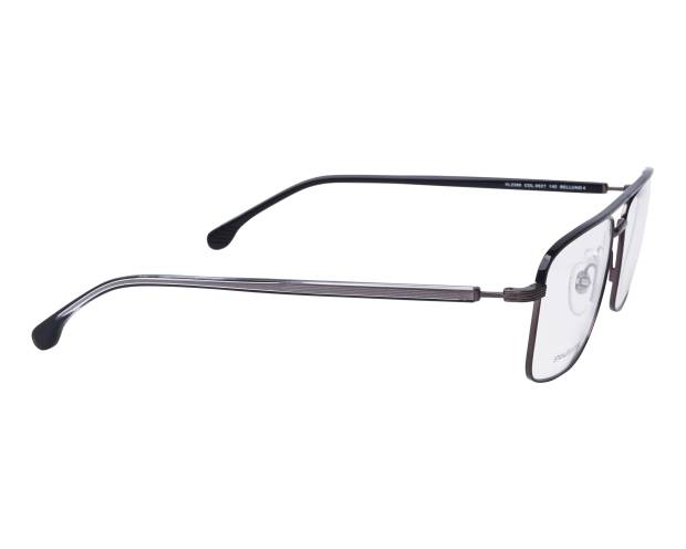 Occhiali Lozza VL4267 0XAL Unisex | Combinati Metallico E Plastica | Taglia 48 Con Astuccio Protettivo | Made In Italy
